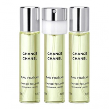 Chanel Chance Eau Fraiche, Nachfüllung Taschenspray (3 x 20 ml)
