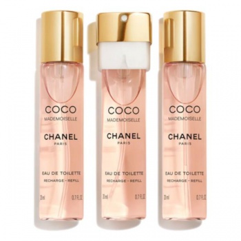 Chanel Coco Mademoiselle, 3 Refills Twist and Spray, 3x20ml