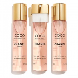 Chanel Coco Mademoiselle, 3 Refills Twist and Spray, 3x20ml