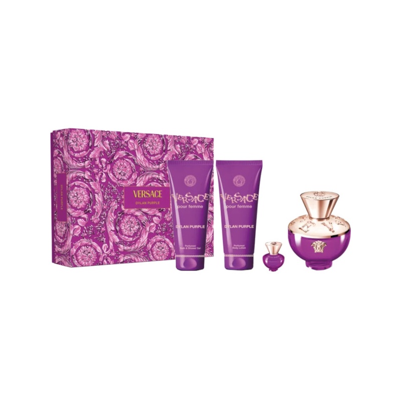 Versace Dylan Purple Set, 100ml + 5ml + SG 100ml + BL 100ml